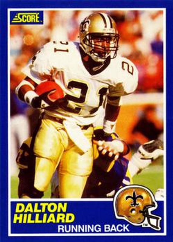 Dalton Hilliard 1989 Score #31 Base RAW