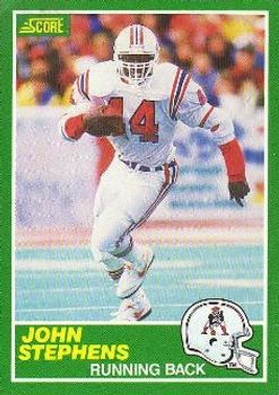 John Stephens 1989 Score #236 Base Rookie RAW
