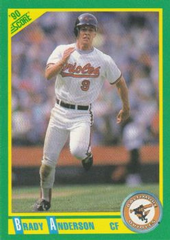 Brady Anderson 1990 Score #33 Base RAW