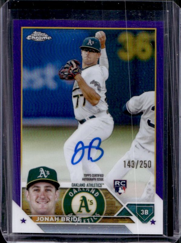2023 Topps Chrome #RA-JBR Rookie Autographs - Purple Refractor /250