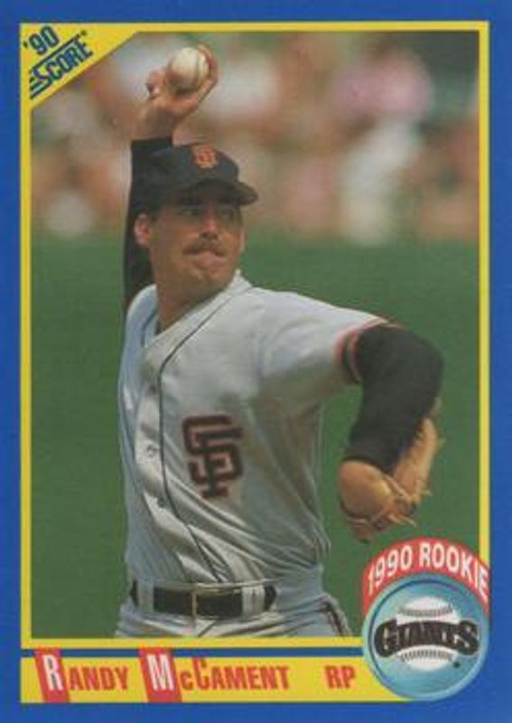 Randy McCament 1990 Score #580 Base Rookie RAW
