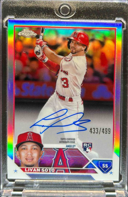 2023 Topps Chrome #RA-LSO Rookie Autographs - Refractor /499