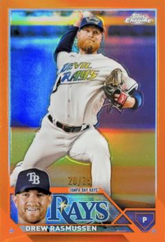 2023 Topps Chrome #210 Orange Refractor /25