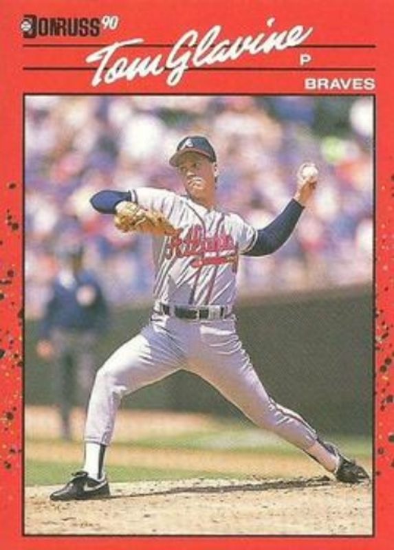 Tom Glavine 1990 Donruss #145 Base RAW