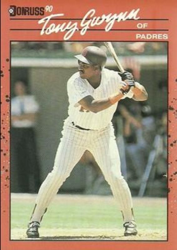 Tony Gwynn 1990 Donruss #9 Previews RAW