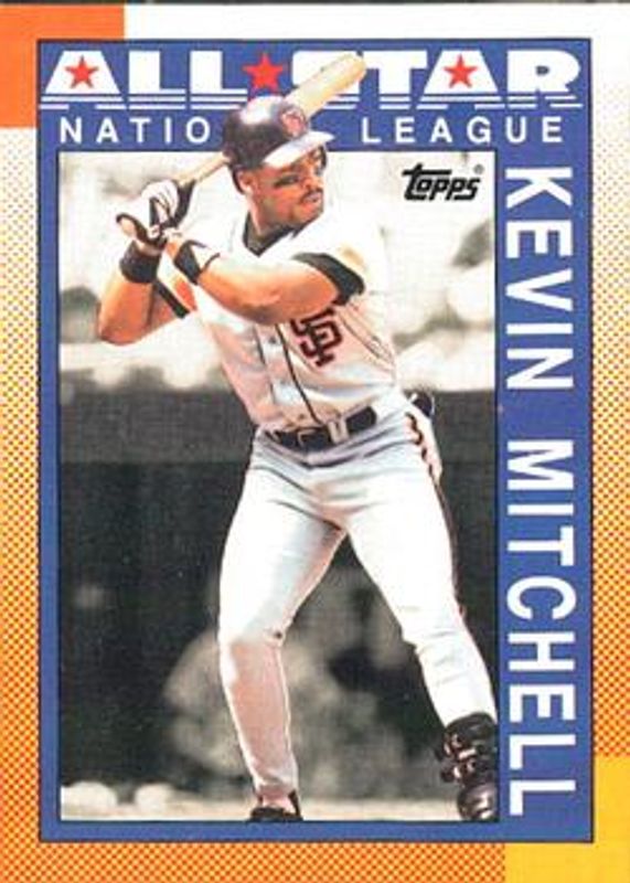 Kevin Mitchell 1990 O-Pee-Chee #401 Base RAW