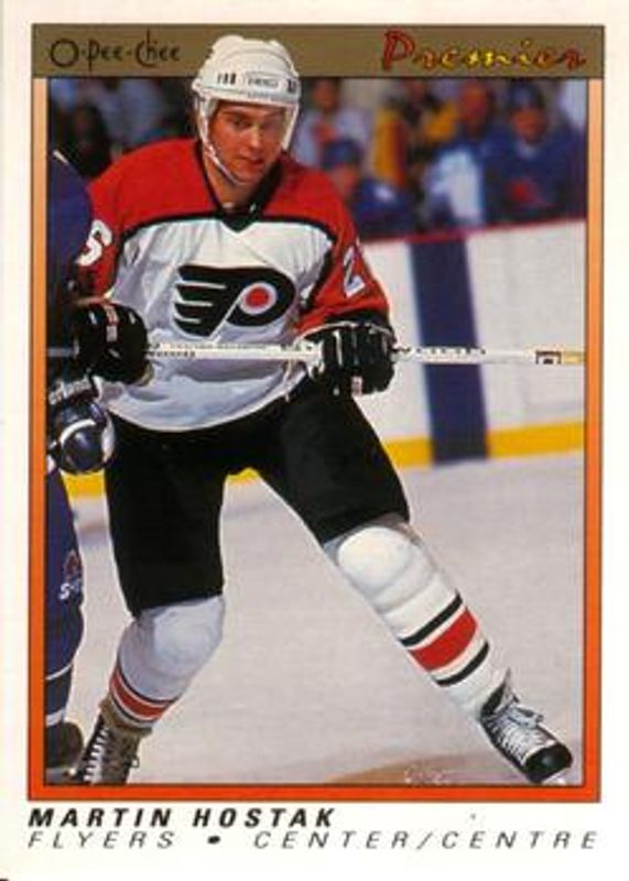 Martin Hostak 1990 O-Pee-Chee Premier #44 Base Rookie RAW