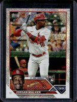 Jordan Walker 2023 Topps #344 Foilboard Retail /608 Price Guide