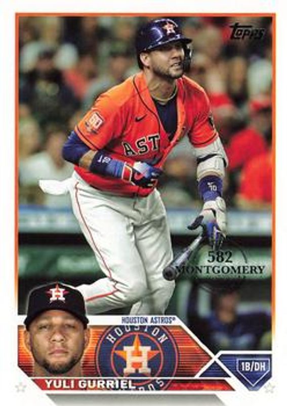 2023 Topps #469 582 Montgomery Club Foil Stamped