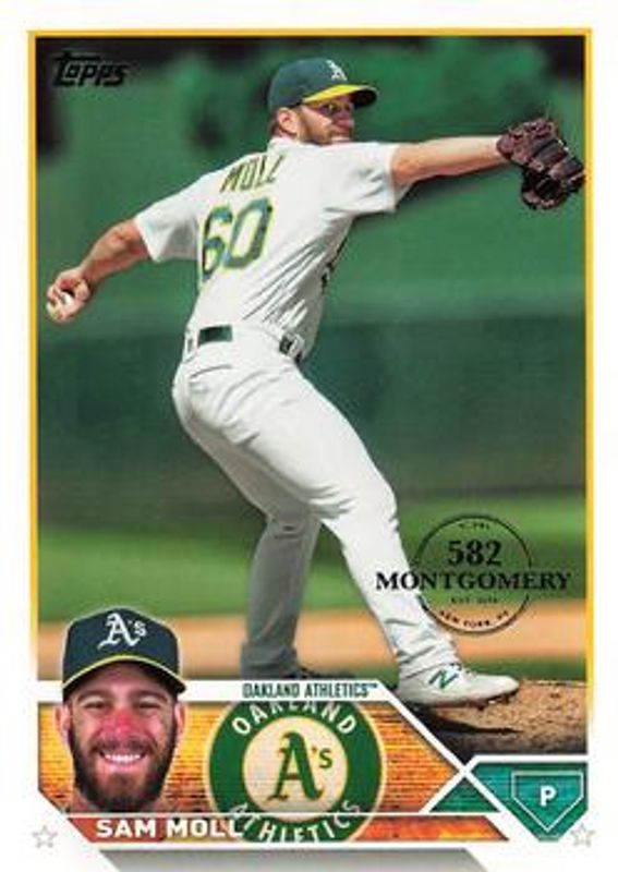 2023 Topps #8 582 Montgomery Club Foil Stamped