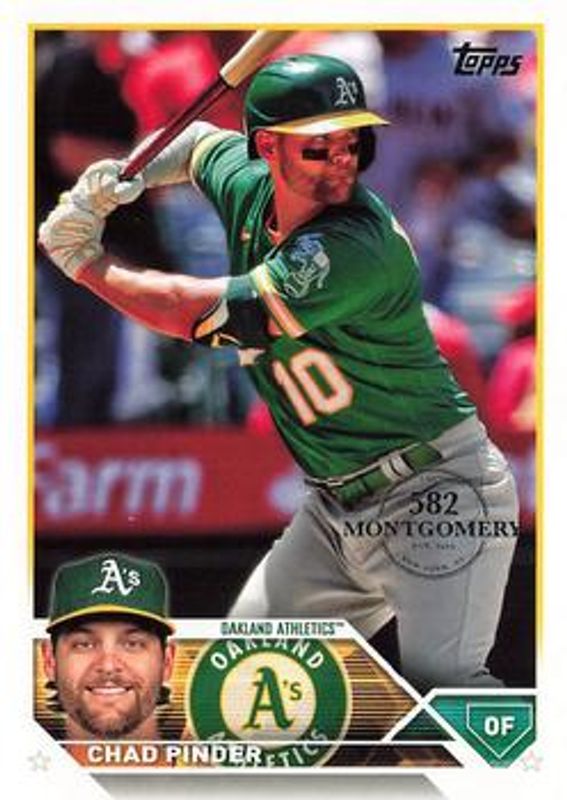 2023 Topps #522 582 Montgomery Club Foil Stamped