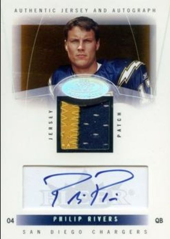 Philip Rivers 2004 Fleer Hot Prospects #85 White Hot /1 Rookie RAW