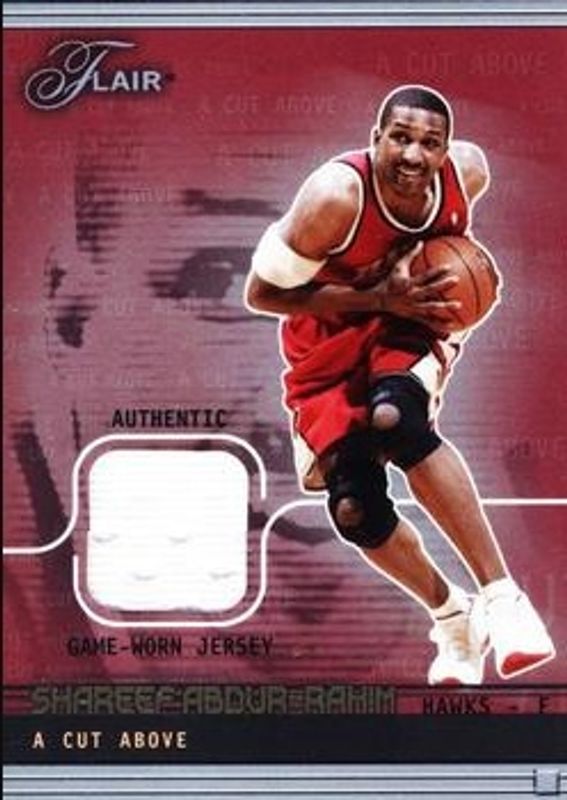 Shareef Abdur-Rahim 2003 Flair #ACA-SA A Cut Above RAW