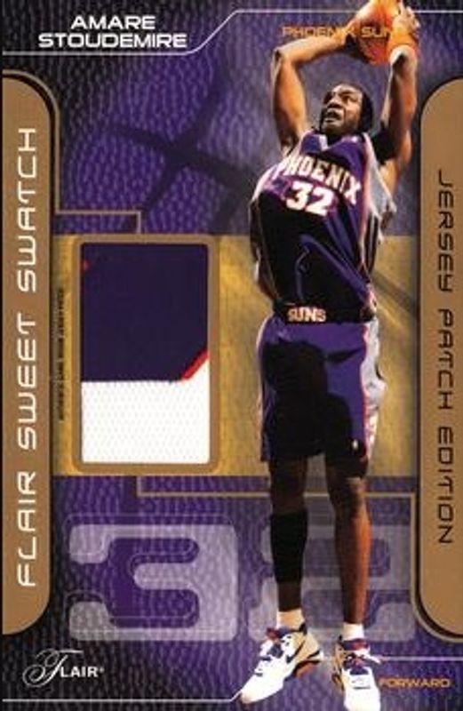 Amar'e Stoudemire 2003 Flair #SSOP-AS Sweet Swatch Jumbos Patches RAW