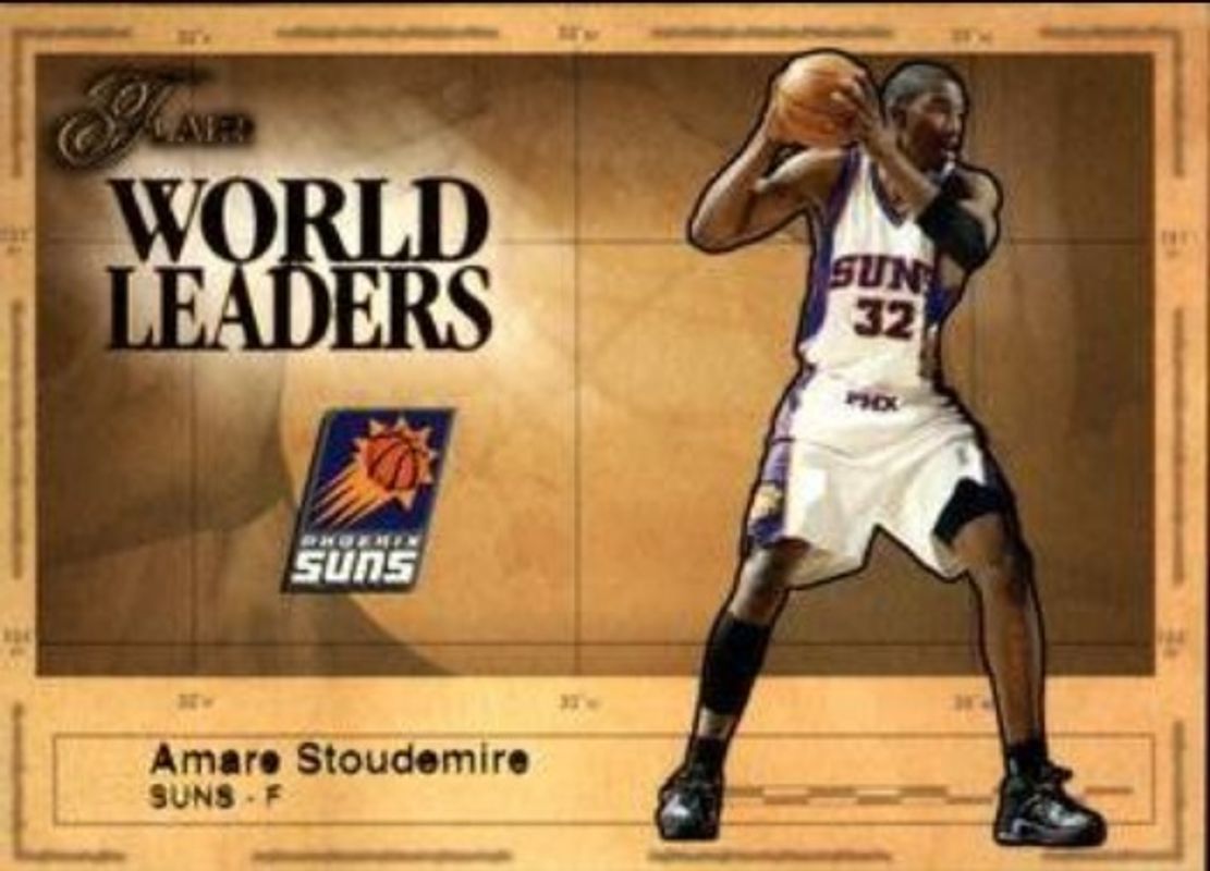 Amar'e Stoudemire 2003 Flair #8-WL World Leaders RAW