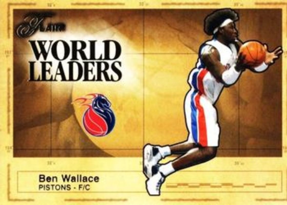 Ben Wallace 2003 Flair #15-WL World Leaders RAW