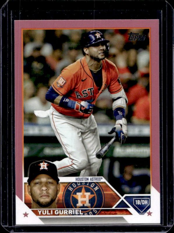 2023 Topps #469 Mother's Day Hot Pink /50