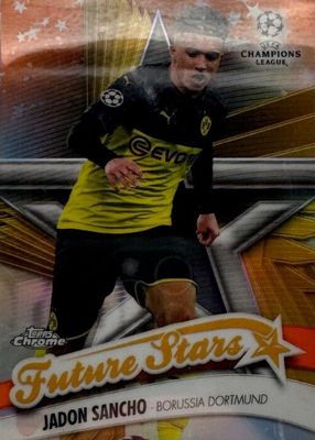 2019 Topps Chrome UEFA Champions League #FS-JS Future Stars - Orange Refractor /25
