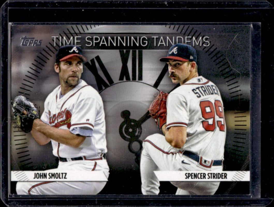 2023 Topps Update #TS-19 Time Spanning Tandems - Black /299