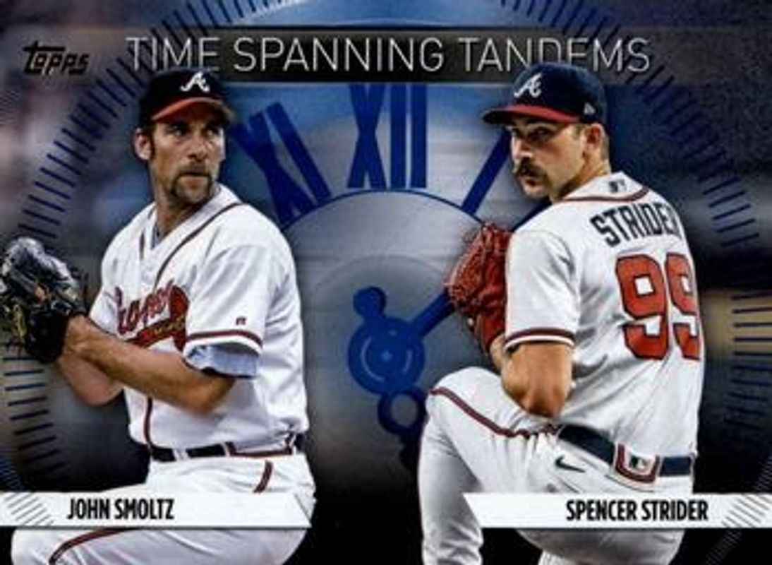 2023 Topps Update #TS-19 Time Spanning Tandems - Blue