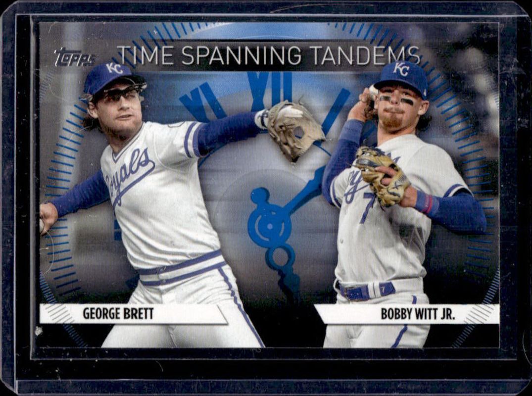 2023 Topps Update #TS-30 Time Spanning Tandems - Blue