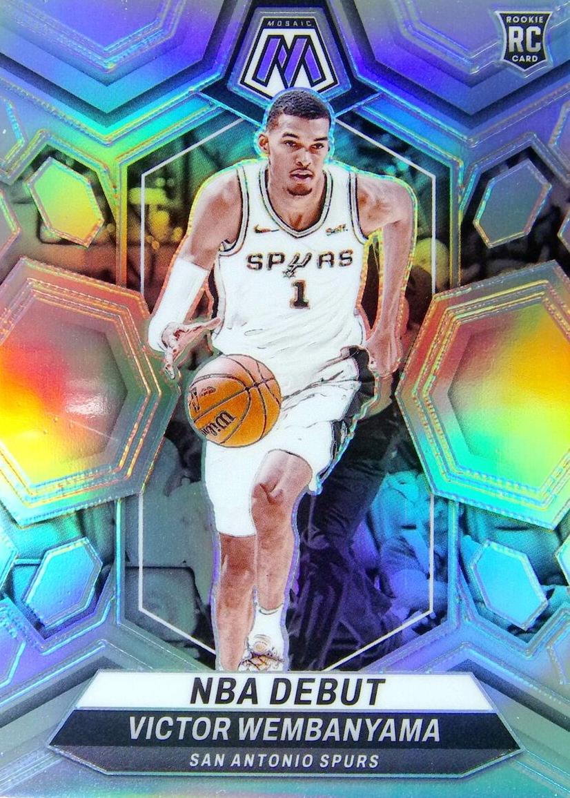 Victor Wembanyama 2023 Mosaic #257 NBA Debut - Silver Price
