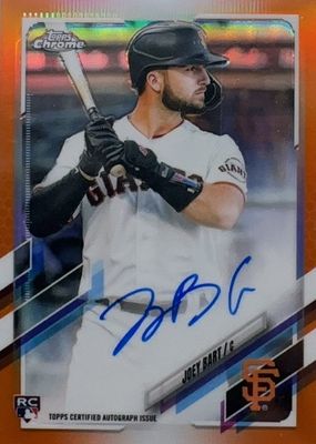 2021 Topps Chrome #RA-JB Rookie Auto - Orange Refractor /25