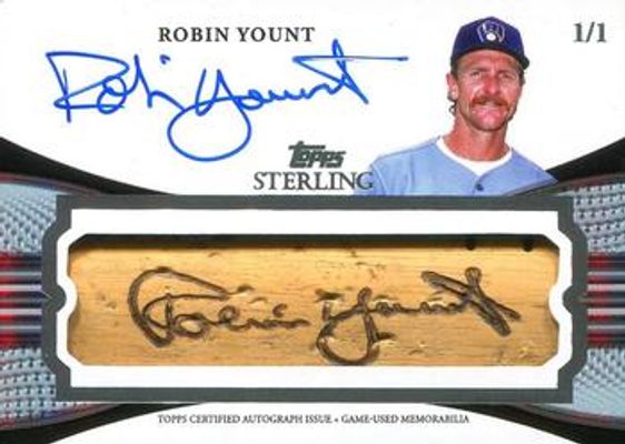 2023 Topps Sterling #ABN-RY Autographs Bat Nameplate /1