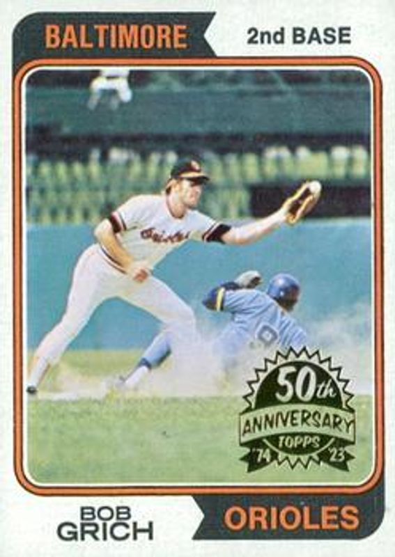 2023 Topps Heritage #109 50th Anniversary Buybacks