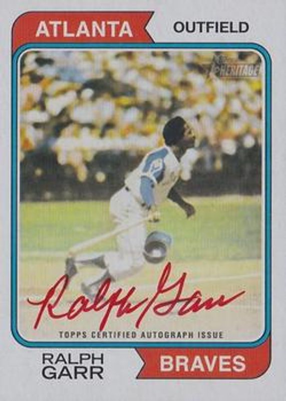 2023 Topps Heritage #ROA-RGR Real One Autographs Special Edition High Number - Red Ink /74