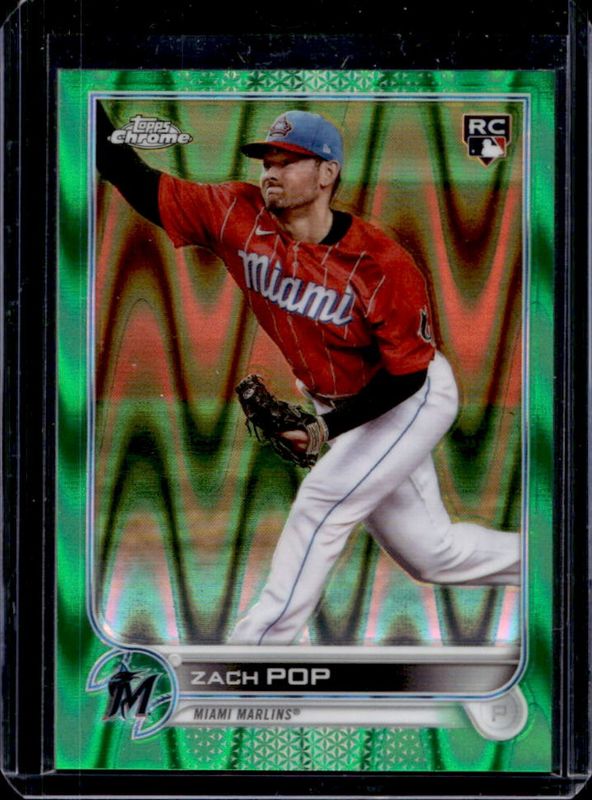 2022 Topps Chrome Sonic #41 Green RayWave Refractor /99