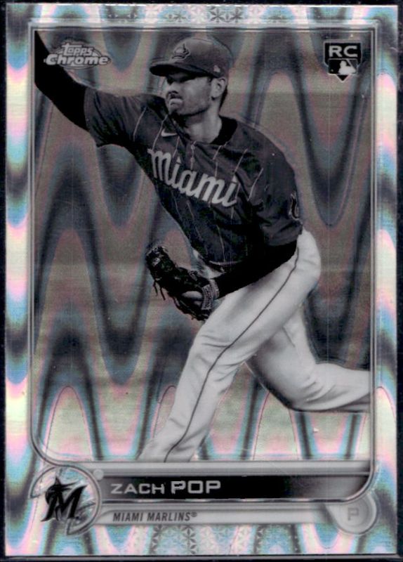2022 Topps Chrome Sonic #41 Black & White RayWave Refractor