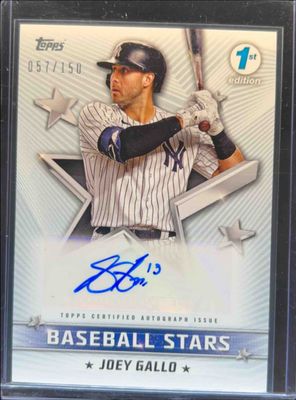2022 Topps 1st Edition #BSA-JG Baseball Stars Autographs /150