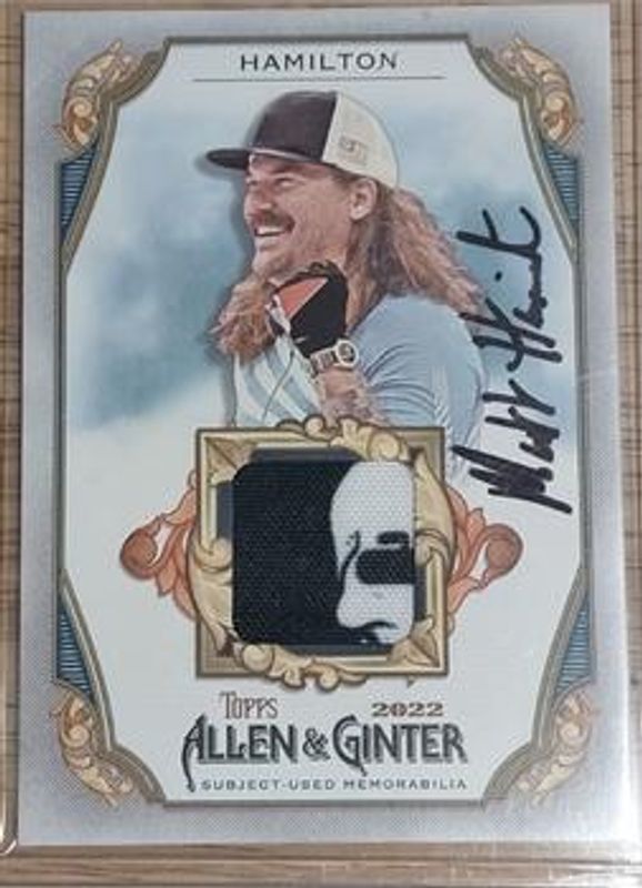 2022 Topps Allen & Ginter #AGRB-MH Full-Size Relics B Design