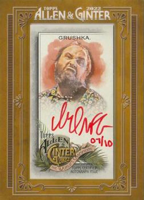 2022 Topps Allen & Ginter #MA-IG Framed Mini Autographs - Red Ink /10