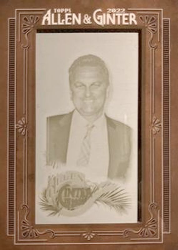 2022 Topps Allen & Ginter #249 Mini - Framed Printing Plate Yellow /1