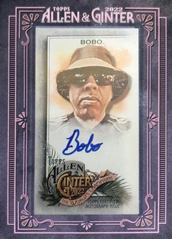 2022 Topps Allen & Ginter #MA-BB Framed Mini Autographs - Black Frame /25