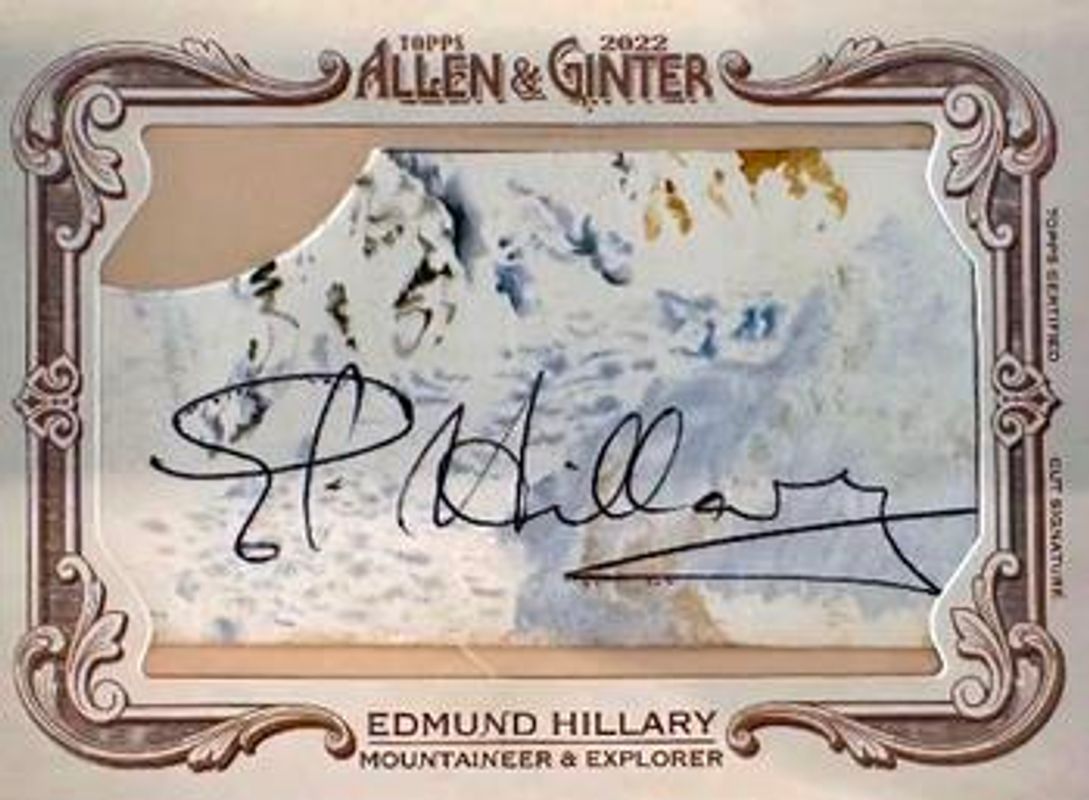2022 Topps Allen & Ginter #CS-EHI Cut Signatures /1