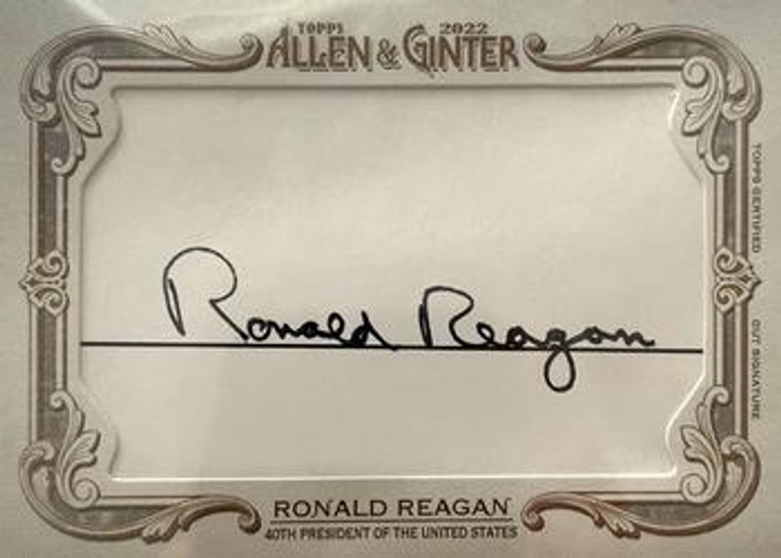 2022 Topps Allen & Ginter #CS-RR Cut Signatures /1