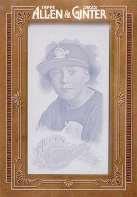 2022 Topps Allen & Ginter #211 Mini - Framed Printing Plate Magenta /1