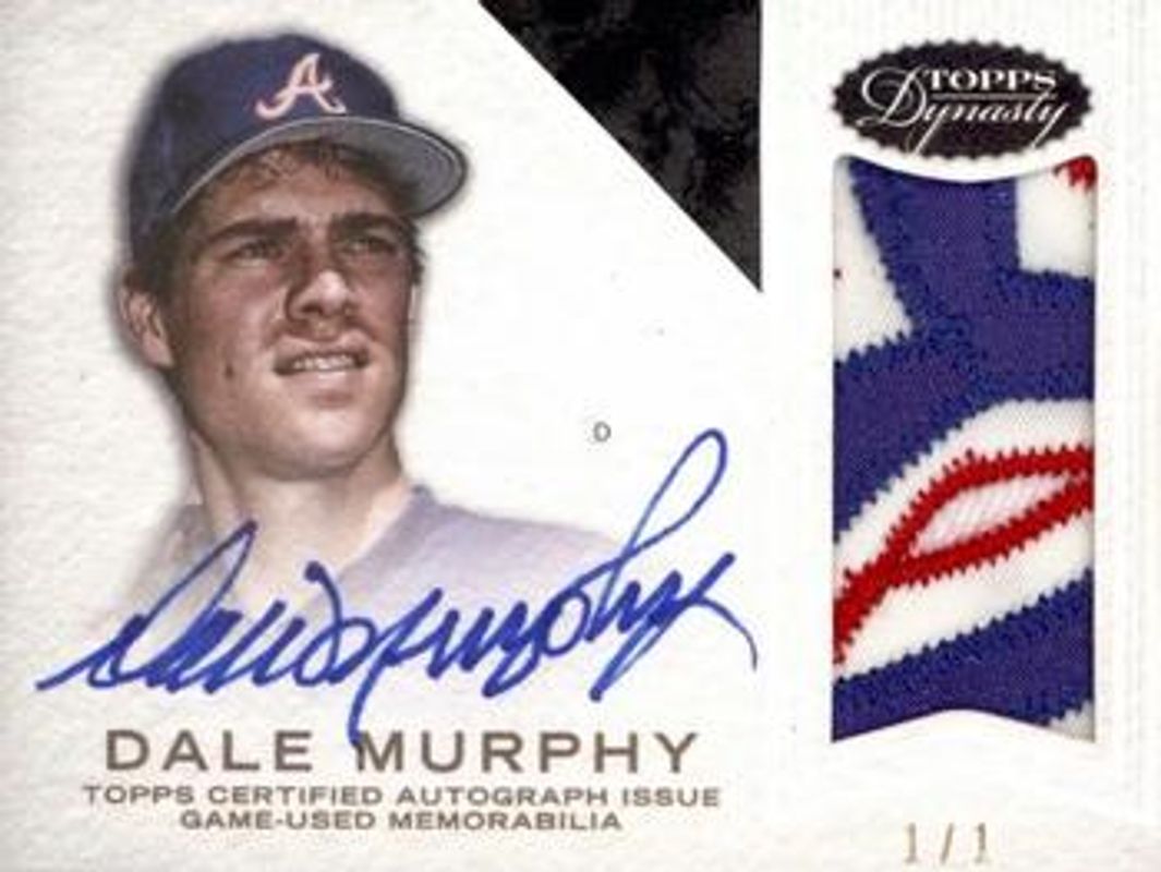 Dale Murphy 2016 Topps Dynasty #AP-DMU2 Base /1 RAW