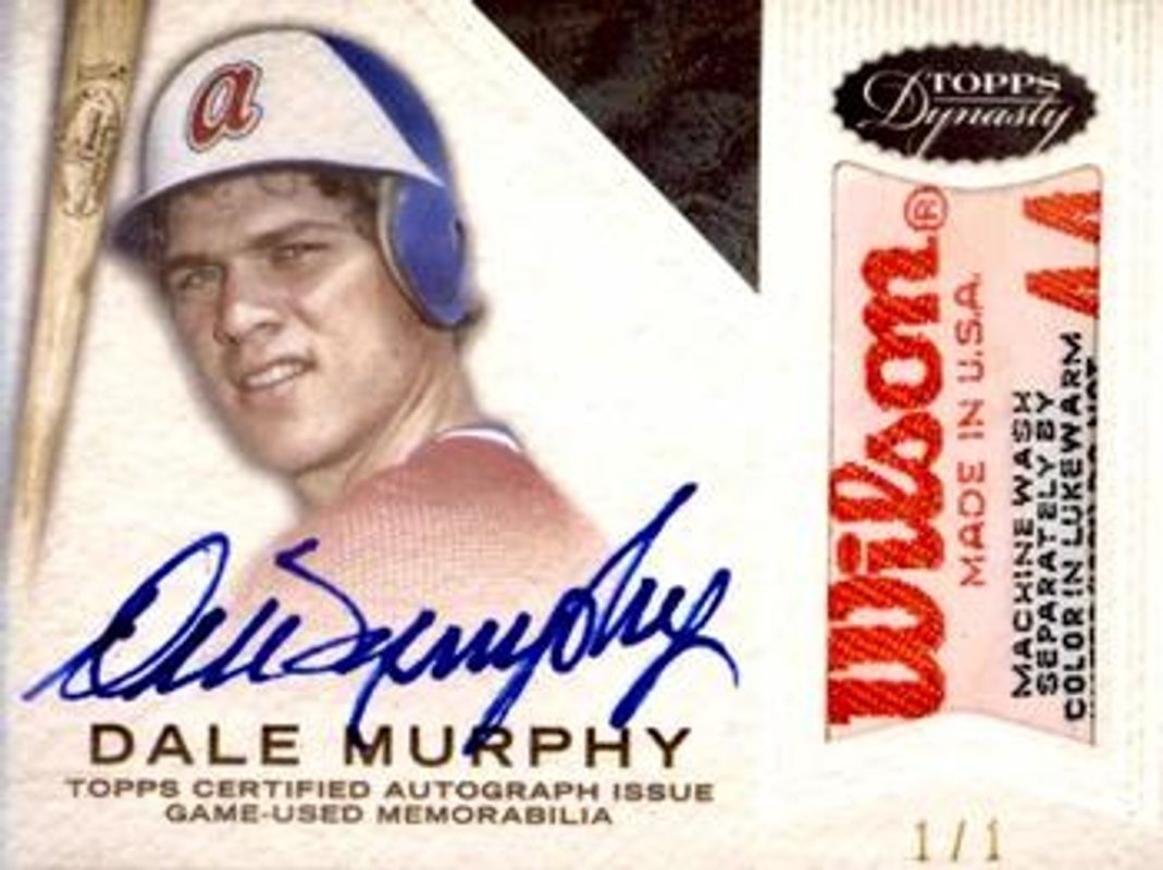 Dale Murphy 2016 Topps Dynasty #AP-DMU1 Base /1 RAW