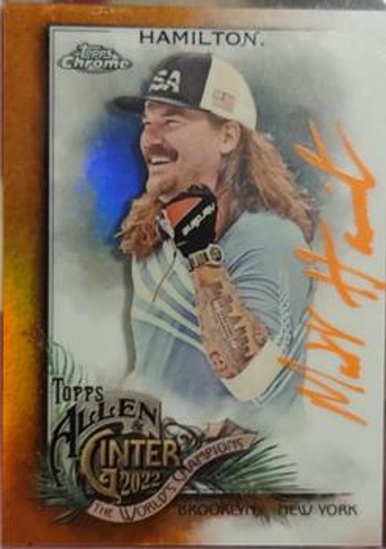 2022 Topps Allen & Ginter Chrome #297 Orange Refractor /25