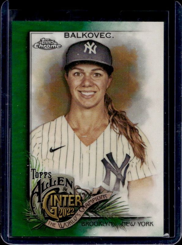 2022 Topps Allen & Ginter Chrome #213 Green Refractor /99