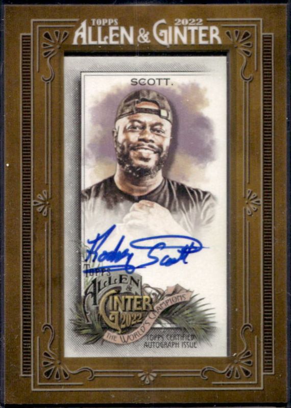 2022 Topps Allen & Ginter #MA-RS Framed Mini Autographs