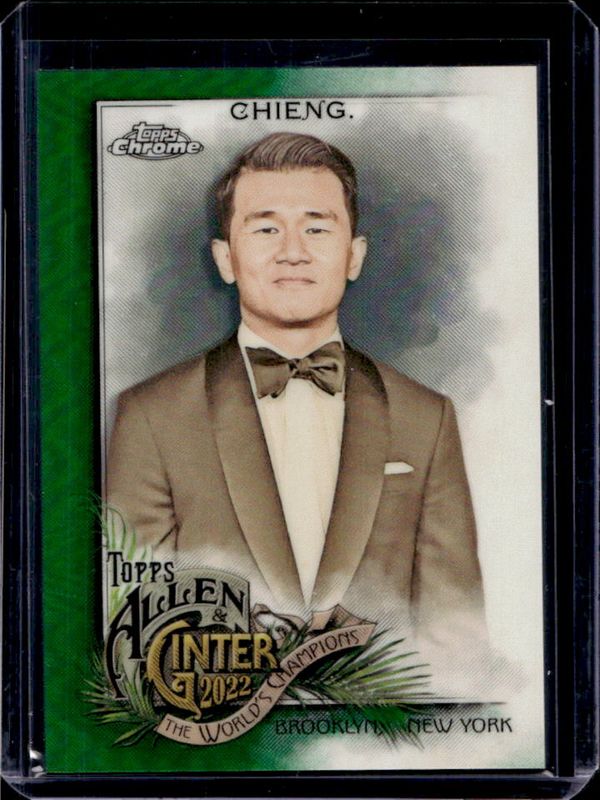 2022 Topps Allen & Ginter Chrome #223 Green Refractor /99
