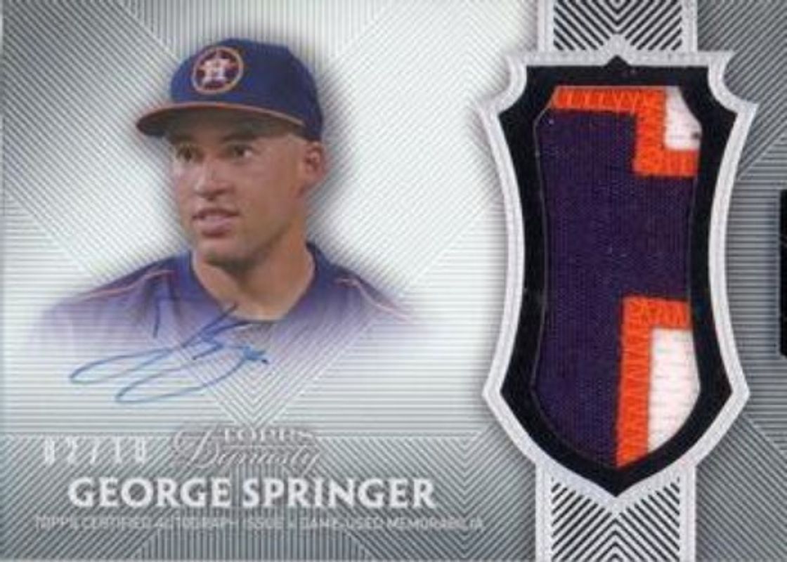 George Springer 2017 Topps Dynasty #AP-GS1 Base /10 RAW