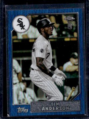 2022 Topps Chrome Ben Baller Edition #87BC-14 1987 Topps Baseball - Blue /75