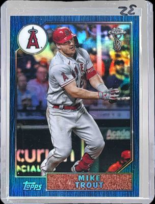 2022 Topps Chrome Ben Baller Edition #87BC-1 1987 Topps Baseball - Blue /75