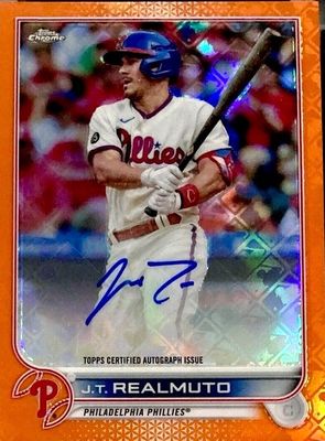 2022 Topps Chrome Logofractor Edition #CA-JR Chrome Autographs - Orange /25